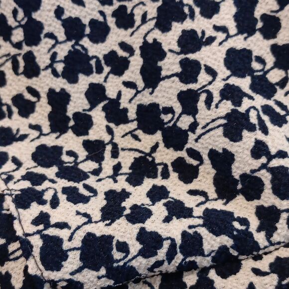 Monteau Navy and Cream Floral Dress. Retro. Garden Girl. - Picture 11 of 11